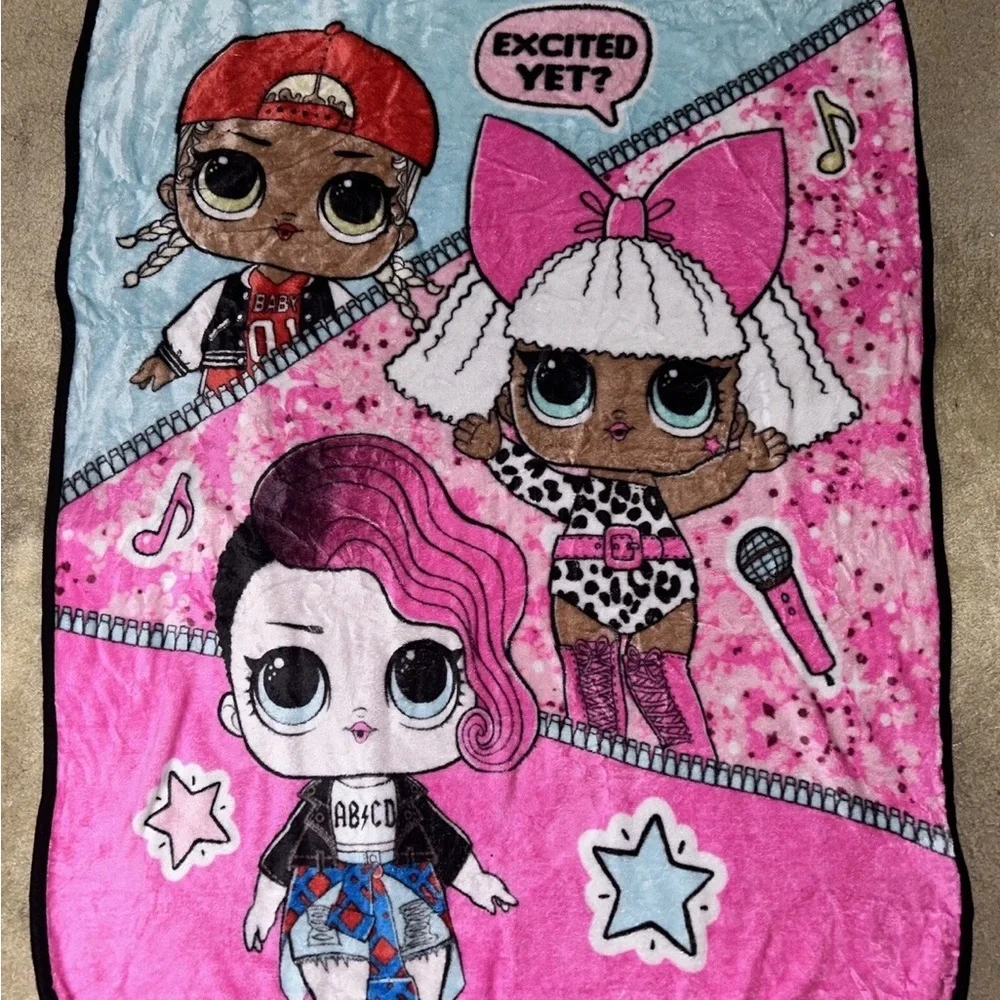 LOL Surprise Doll Silky Touch Throw Blanket 50